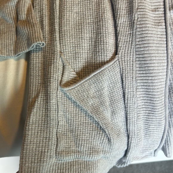 Style & Co. Light Gray Open-Front Ribbed Cardigan - Picture 2 of 4